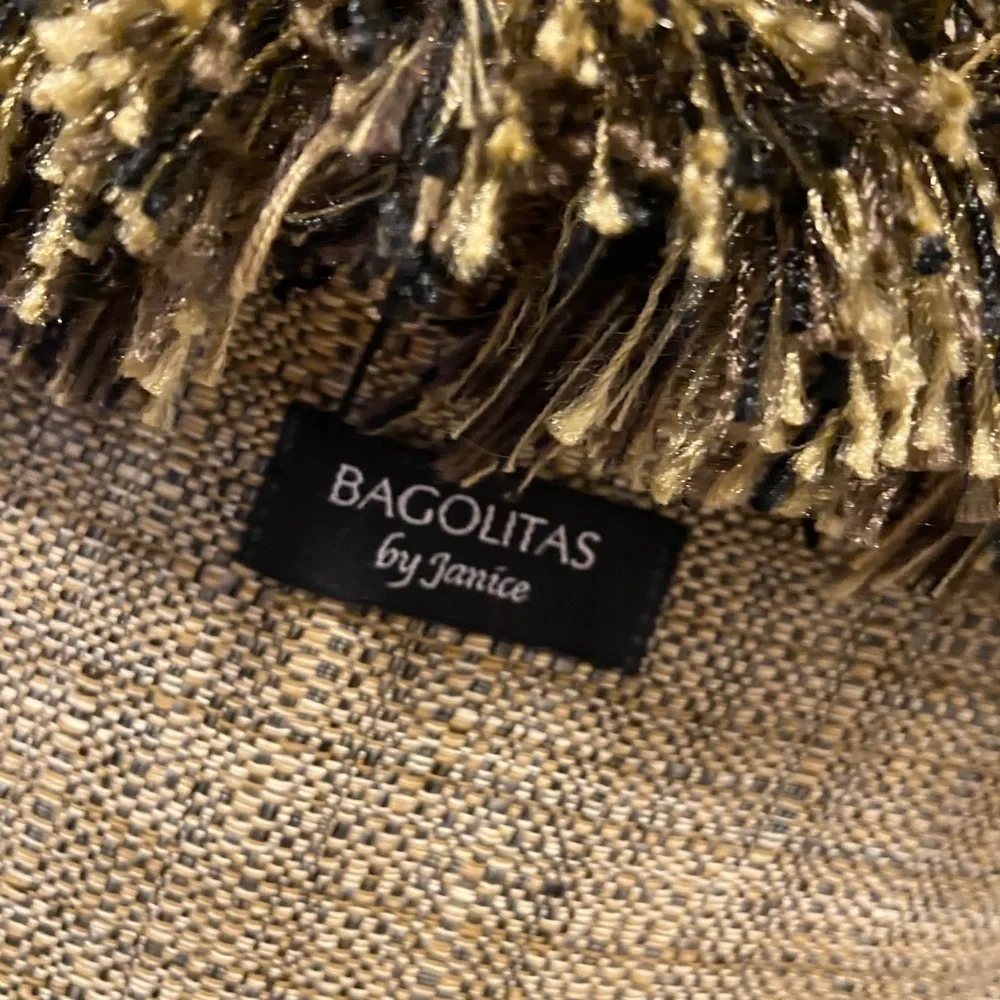 𝅺BAGOLITAS by Janice One of a Kind Brown Bag with Fringe NWOT
